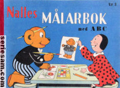 Nalles målarbok med ABC 1948 nr 3 omslag serier