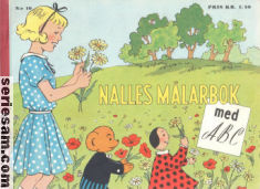 Nalles målarbok med ABC 1951 nr 10 omslag serier