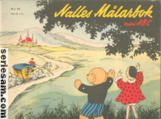 Nalles målarbok med ABC 1955 nr 11 omslag serier Nalles målarbok med ABC 1955 nr 11 omslag serier