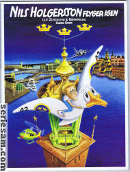 Nils Holgersson flyger igen 1990 omslag serier Nils Holgersson flyger igen 1990 omslag serier