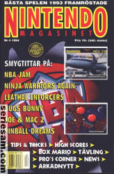 Nintendomagasinet 1994 nr 4 omslag serier