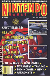 Nintendomagasinet 1994 nr 4 omslag serier