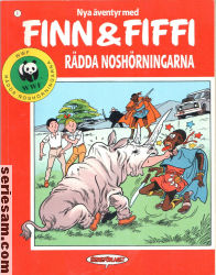 Nya äventyr med Finn och Fiffi 1990 nr 1 omslag serier