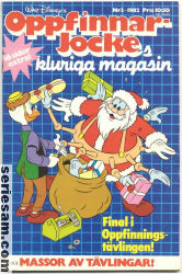 Oppfinnar-Jockes kluriga magasin 1982 nr 3 omslag serier Oppfinnar-Jockes kluriga magasin 1982 nr 3 omslag serier
