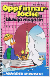 Oppfinnar-Jockes kluriga magasin 1983 nr 2 omslag serier