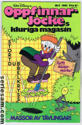 Oppfinnar-Jockes kluriga magasin 1983 nr 3 omslag serier