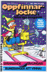 Oppfinnar-Jockes kluriga magasin 1984 nr 1 omslag serier