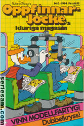 Oppfinnar-Jockes kluriga magasin 1984 nr 2 omslag serier