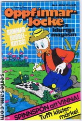 Oppfinnar-Jockes kluriga magasin 1984 nr 4 omslag serier