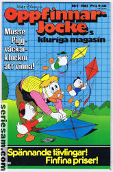 Oppfinnar-Jockes kluriga magasin 1985 nr 5 omslag serier