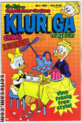 Oppfinnar-Jockes kluriga magasin 1987 nr 1 omslag serier Oppfinnar-Jockes kluriga magasin 1987 nr 1 omslag serier
