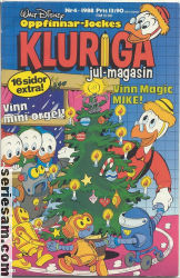 Oppfinnar-Jockes kluriga magasin 1988 nr 4 omslag serier