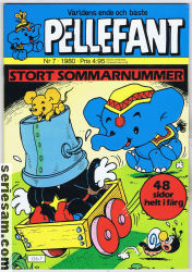 Pellefant 1980 nr 7 omslag serier