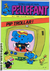 Pellefant 1983 nr 1 omslag serier