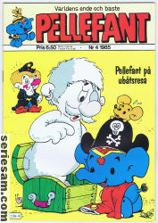 Pellefant 1985 nr 4 omslag serier