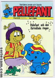 Pellefant 1985 nr 5 omslag serier