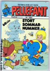 Pellefant 1985 nr 7 omslag serier