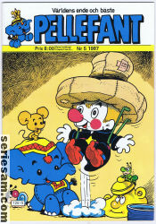 Pellefant 1987 nr 5 omslag serier