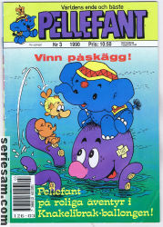 Pellefant 1990 nr 3 omslag serier Pellefant 1990 nr 3 omslag serier