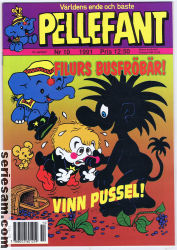 Pellefant 1991 nr 10 omslag serier Pellefant 1991 nr 10 omslag serier