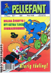 Pellefant 1991 nr 7 omslag serier Pellefant 1991 nr 7 omslag serier