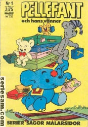 Pellefant och hans vänner 1972 nr 1 omslag serier Pellefant och hans vänner 1972 nr 1 omslag serier