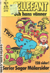 Pellefant och hans vänner 1973 nr 1 omslag serier Pellefant och hans vänner 1973 nr 1 omslag serier