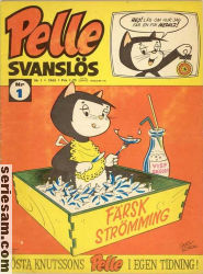 Pelle Svanslös 1965 nr 1 omslag serier
