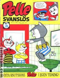 Pelle Svanslös 1965 nr 3 omslag serier