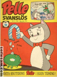 Pelle Svanslös 1965 nr 9 omslag serier Pelle Svanslös 1965 nr 9 omslag serier