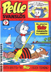 Pelle Svanslös 1966 nr 7 omslag serier