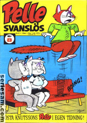 Pelle Svanslös 1966 nr 8 omslag serier