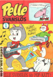 Pelle Svanslös 1967 nr 1 omslag serier