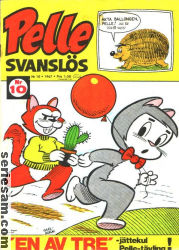 Pelle Svanslös 1967 nr 10 omslag serier