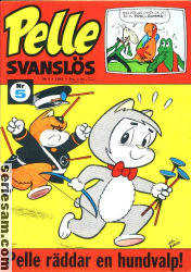 Pelle Svanslös 1967 nr 5 omslag serier