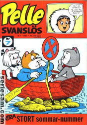 Pelle Svanslös 1967 nr 7 omslag serier