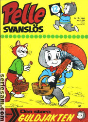 Pelle Svanslös 1968 nr 12 omslag serier
