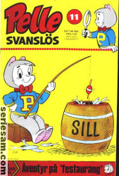 Pelle Svanslös 1969 nr 11 omslag serier