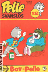 Pelle Svanslös 1969 nr 12 omslag serier