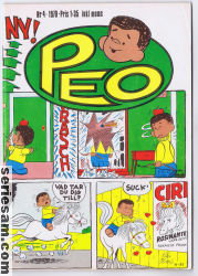 Peo 1970 nr 4 omslag serier Peo 1970 nr 4 omslag serier