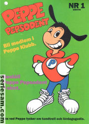 Peppe Pepsodent 1989 nr 1 omslag serier