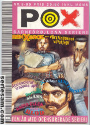 Pox 1989 nr 8 omslag serier