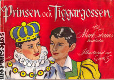 Prinsen och tiggargossen 1947 omslag serier