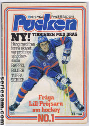 Pucken 1974 nr 1 omslag serier