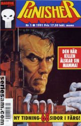 Punisher Magnum Comics 1991 nr 1 omslag serier Punisher Magnum Comics 1991 nr 1 omslag serier