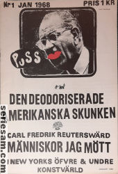 Puss 1968 nr 1 omslag serier Puss 1968 nr 1 omslag serier