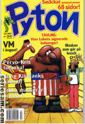Pyton 1997 nr 7 omslag serier Pyton 1997 nr 7 omslag serier