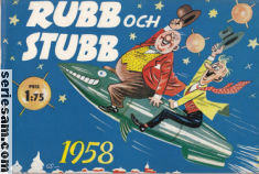 Rubb och Stubb 1958 omslag serier
