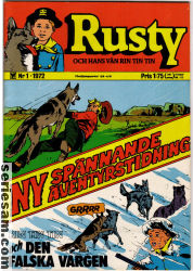 Rusty och hans vän Rin Tin Tin 1972 nr 1 omslag serier