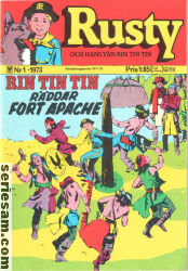 Rusty och hans vän Rin Tin Tin 1973 nr 1 omslag serier